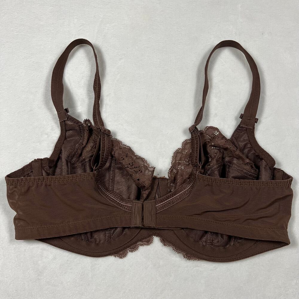 Panache| Womens brown intimate underwire balconette lace bra - Picture 7 of 13